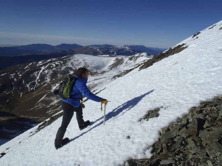 Rampas cerca de la cumbre